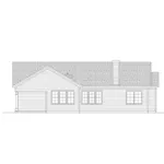 Craftsman House Plan Rear Elevation - 076D-0315 - Shop House Plans and More