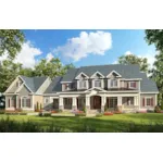 Traditional House Plan Front of Home - 076D-0316 - Shop House Plans and More