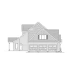 Traditional House Plan Left Elevation - 076D-0316 - Shop House Plans and More