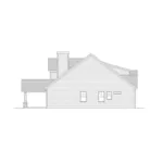 Arts & Crafts House Plan Left Elevation - 076D-0318 - Shop House Plans and More