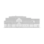 Lowcountry House Plan Rear Elevation - 076D-0320 - Shop House Plans and More