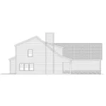 Modern Farmhouse Plan Left Elevation - McBride Craftsman Home 076D-0324 - Shop House Plans and More