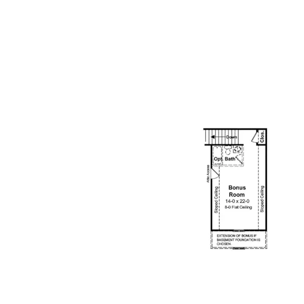 Traditional House Plan Second Floor - Vassier Ranch Home 077D-0002 - Shop House Plans and More