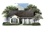House Plan Front of Home 077D-0011