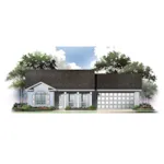 House Plan Front of Home 077D-0013