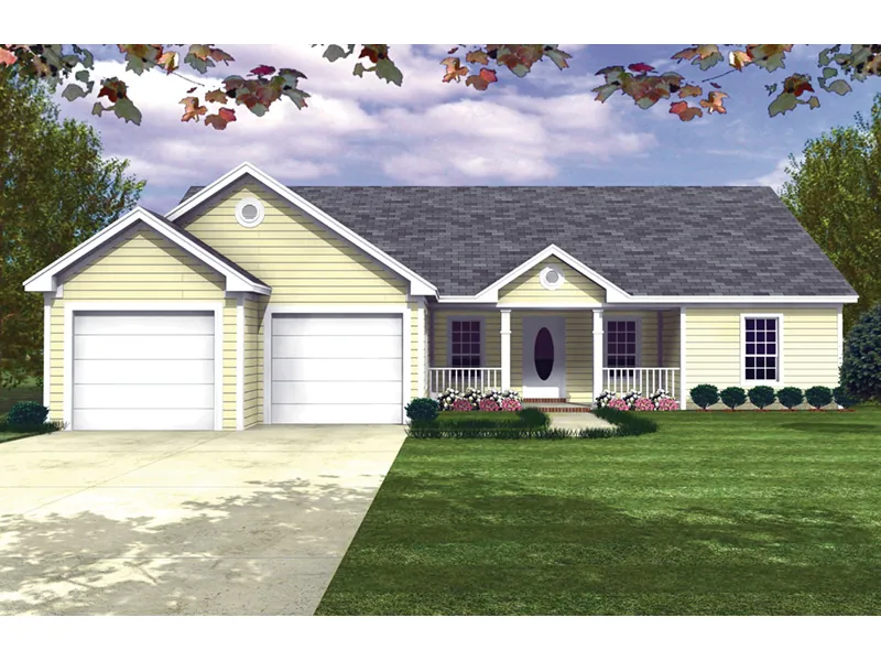 Modern Farmhouse Plan Front Photo 01 - Stovall Country Ranch Home 077D-0019 - Shop House Plans and More
