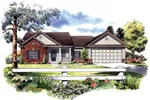 House Plan Front of Home 077D-0030