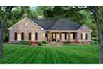 Traditional House Plan Front Photo 01 - Ryegate Ranch Home 077D-0037 - Shop House Plans and More