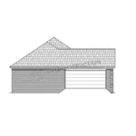 Traditional House Plan Left Elevation - Downey Ranch Home 077D-0039 - Search House Plans and More