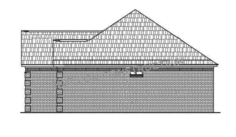 Country House Plan Right Elevation - Downey Ranch Home 077D-0039 - Search House Plans and More