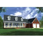 House Plan Front of Home 077D-0044