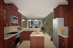 Traditional House Plan Kitchen Photo 02 - Cotillion Country Style Home 077D-0044 - Search House Plans and More
