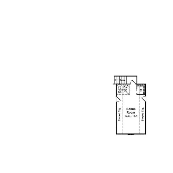 Ranch House Plan Second Floor - Kemper Place Plantation Home 077D-0045 - Search House Plans and More