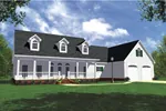 Striking Country Style Home With Trio Of Dormers