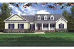 House Plan Front of Home 077D-0057