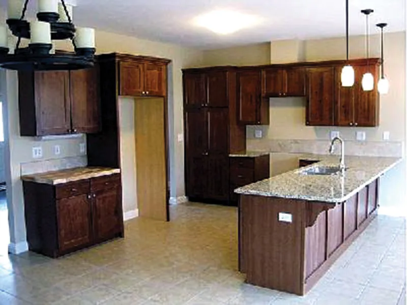 Traditional House Plan Kitchen Photo 01 - Pegasus Country Ranch Home 077D-0057 - Shop House Plans and More