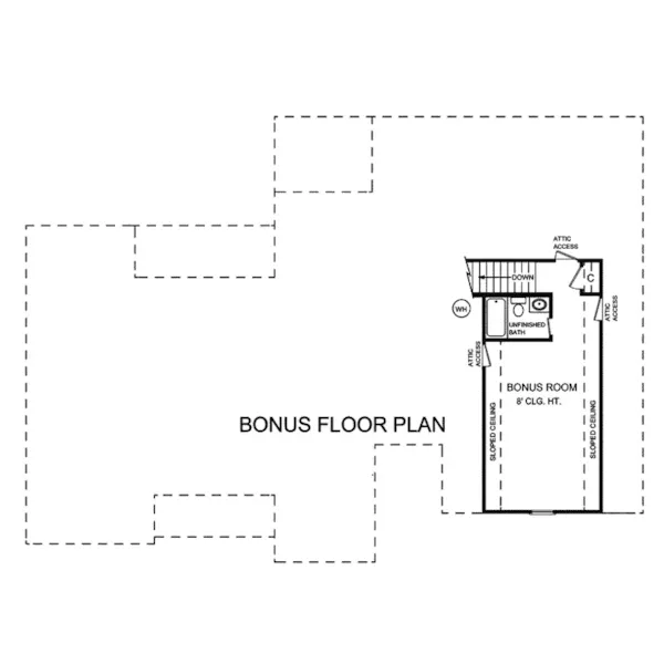 Traditional House Plan Second Floor - Remley Ranch Home 077D-0066 - Shop House Plans and More