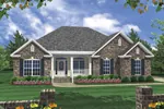 House Plan Front of Home 077D-0073