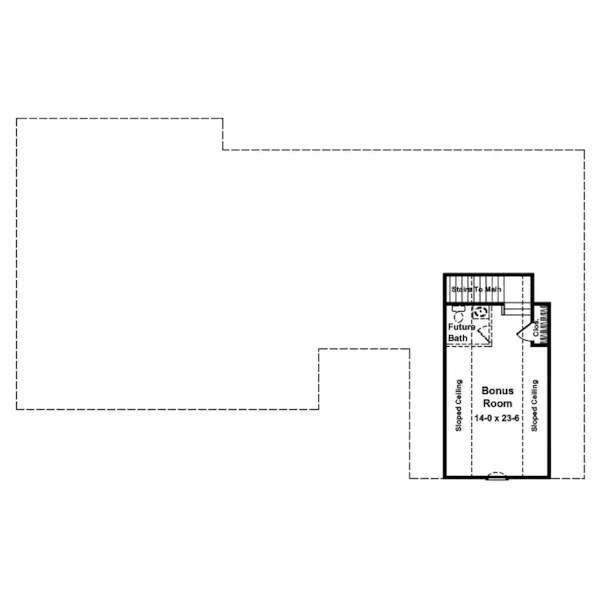 Traditional House Plan Bonus Room - Port Hannibal Country Home 077D-0077 - Shop House Plans and More