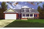 House Plan Front of Home 077D-0091