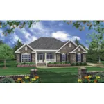 House Plan Front of Home 077D-0092