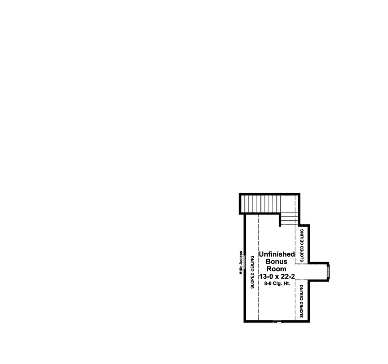 Country House Plan Second Floor - Jeremy Country Home 077D-0101 - Search House Plans and More
