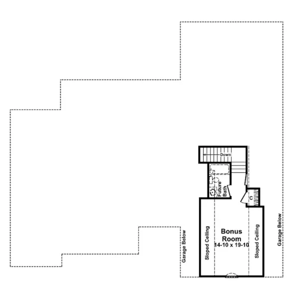 Traditional House Plan Bonus Room - Berrick Traditional Home 077D-0111 - Search House Plans and More