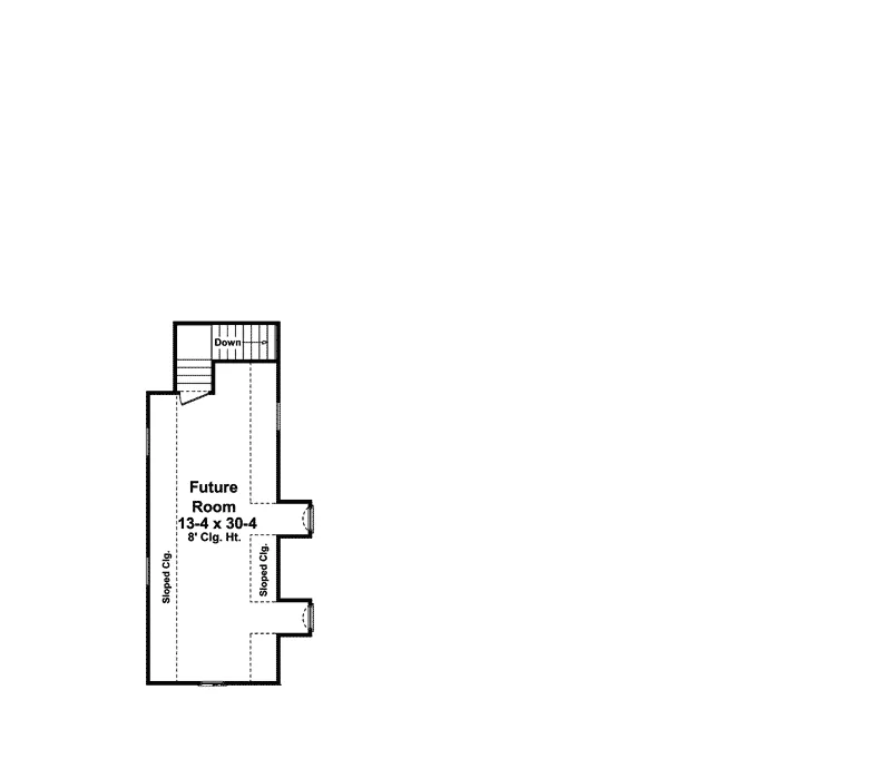 Ranch House Plan Bonus Room - Deddington Country Home 077D-0114 - Search House Plans and More
