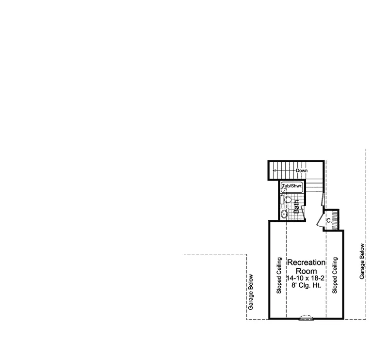 Traditional House Plan Second Floor - Rosebury Traditional Home 077D-0115 - Shop House Plans and More