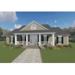 House Plan Front of Home 077D-0122