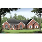 House Plan Front of Home 077D-0125