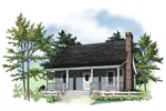 House Plan Front of Home 077D-0137