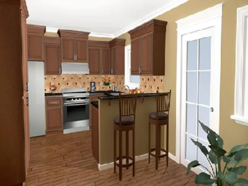 Country House Plan Kitchen Photo 04 - Ridgeforest Craftsman Home 077D-0138 - Shop House Plans and More