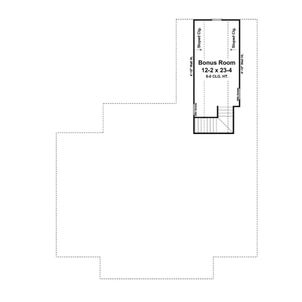 Traditional House Plan Bonus Room - Stoney Brook Country Home 077D-0147 - Shop House Plans and More