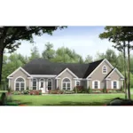 House Plan Front of Home 077D-0149