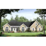 House Plan Front of Home 077D-0150