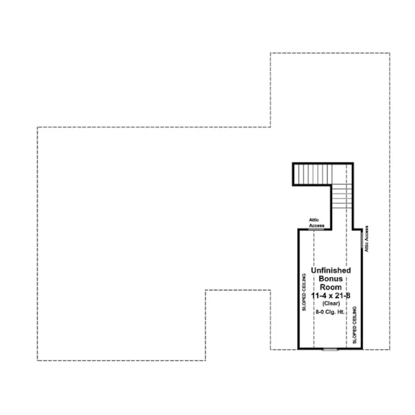 Country French House Plan Bonus Room - Creole Creek Country French 077D-0154 - Search House Plans and More