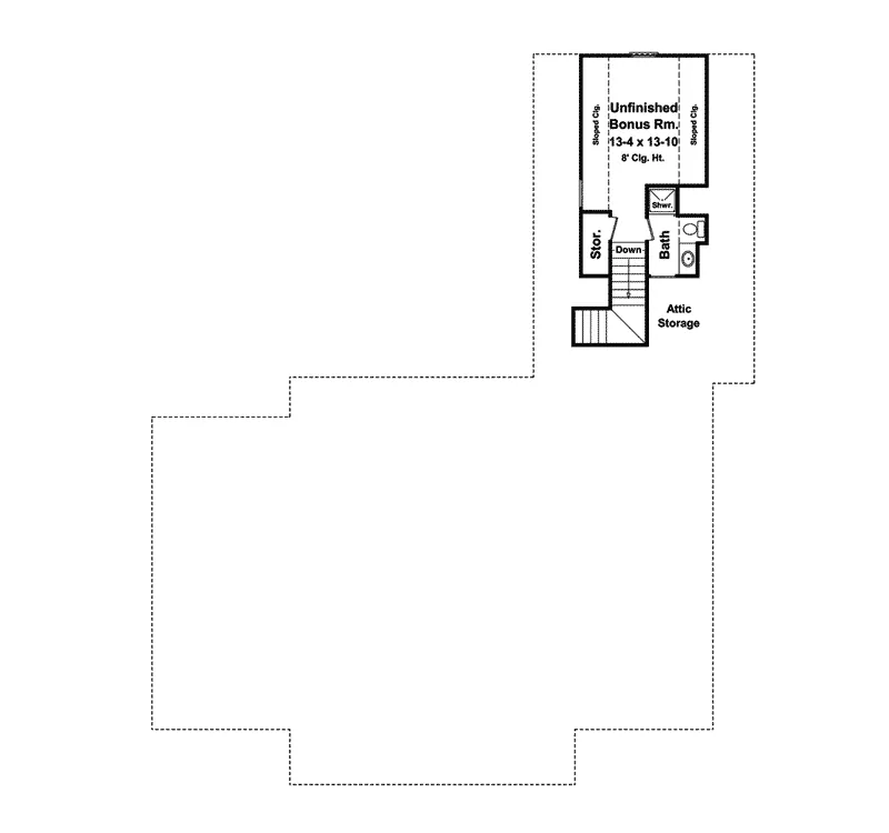 Southern House Plan Bonus Room - Wellshire One-Level Home 077D-0156 - Shop House Plans and More