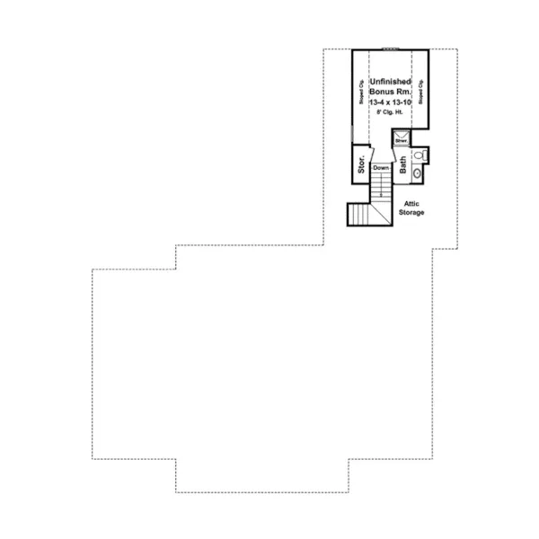 Ranch House Plan Bonus Room - Wellshire One-Level Home 077D-0156 - Shop House Plans and More