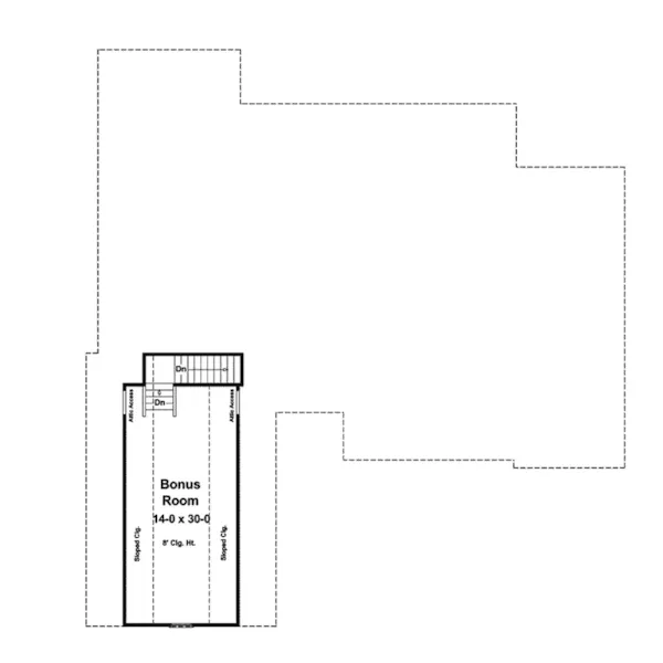 European House Plan Bonus Room - Pendergrass Country Home 077D-0173 - Shop House Plans and More