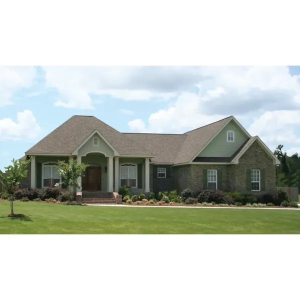 Radiant Traditional Design With Stylish Pillars In Front