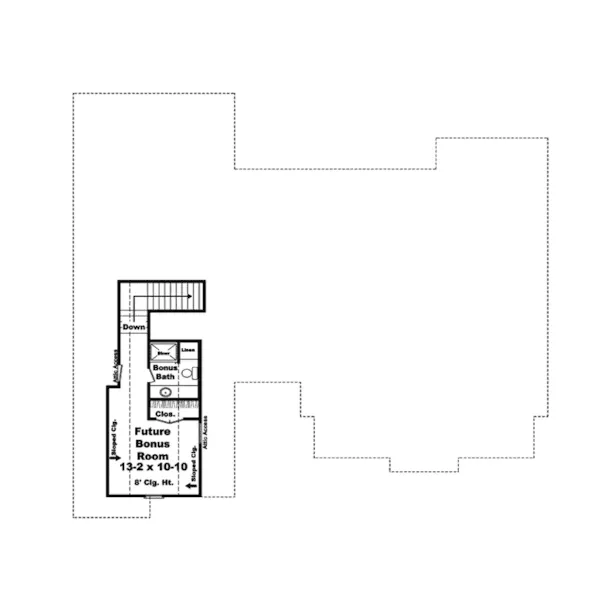 Traditional House Plan Bonus Room - Lemp Manor Traditional Home 077D-0182 - Shop House Plans and More