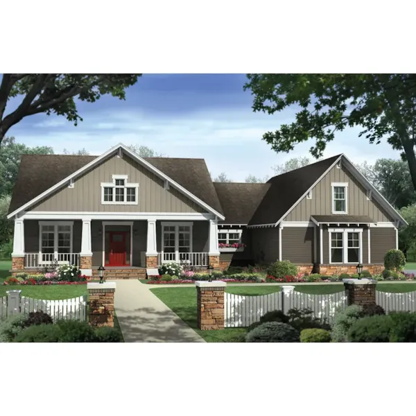 Craftsman Design With Inviting Appeal And Open Design