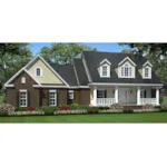 Stylish Country Ranch Introduces Triple Dormers Above Front Porch