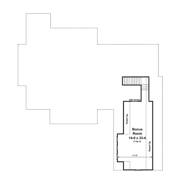 European House Plan Bonus Room - Palomino Path Craftsman Home 077D-0200 - Shop House Plans and More