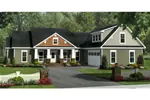 European House Plan Front of Home - Palomino Path Craftsman Home 077D-0200 - Shop House Plans and More
