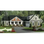 European House Plan Front of Home - Palomino Path Craftsman Home 077D-0200 - Shop House Plans and More