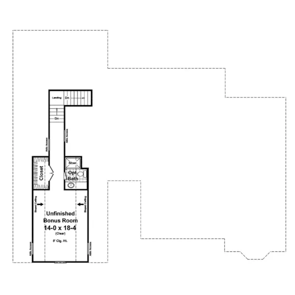 European House Plan Bonus Room - Comstock Prairie Country Home 077D-0201 - Search House Plans and More