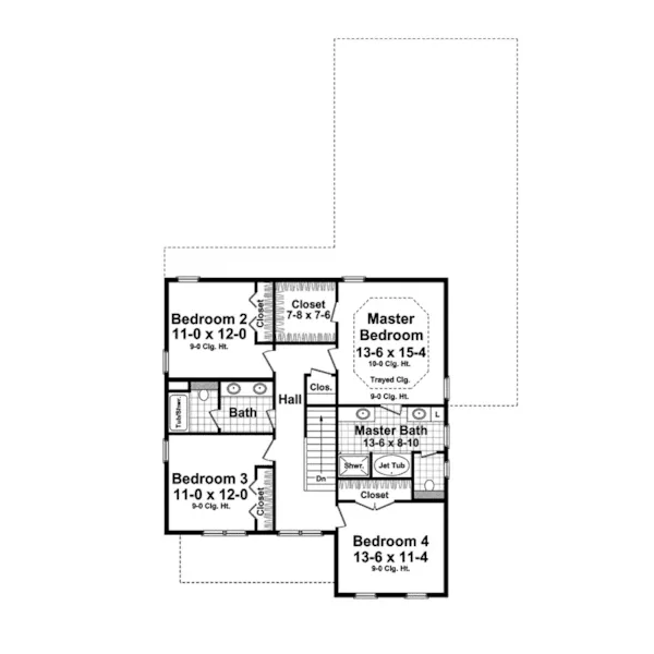 Farmhouse Plan Bonus Room - August Traditional Home 077D-0206 - Search House Plans and More