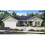 House Plan Front of Home 077D-0208